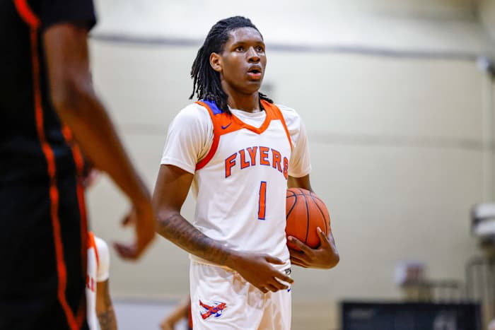 Douglass Oklahoma East St. Louis Illinois boys basketball December 16 2023 Nate Latsch 24982